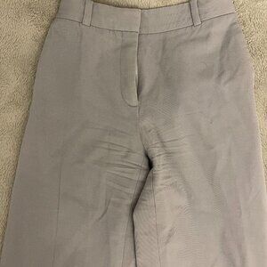 Grey Wool high-waisted pants